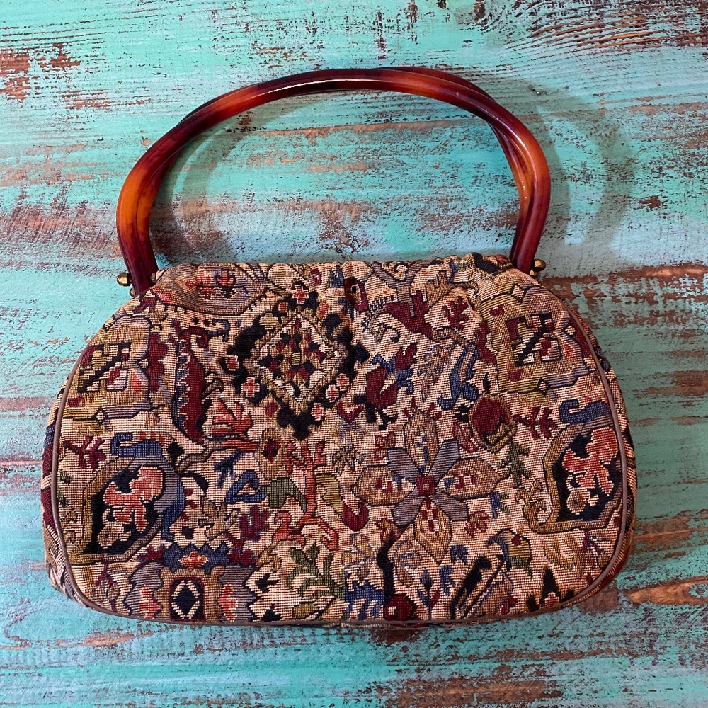 VTG Morris Moskowitz Tapestry Purse